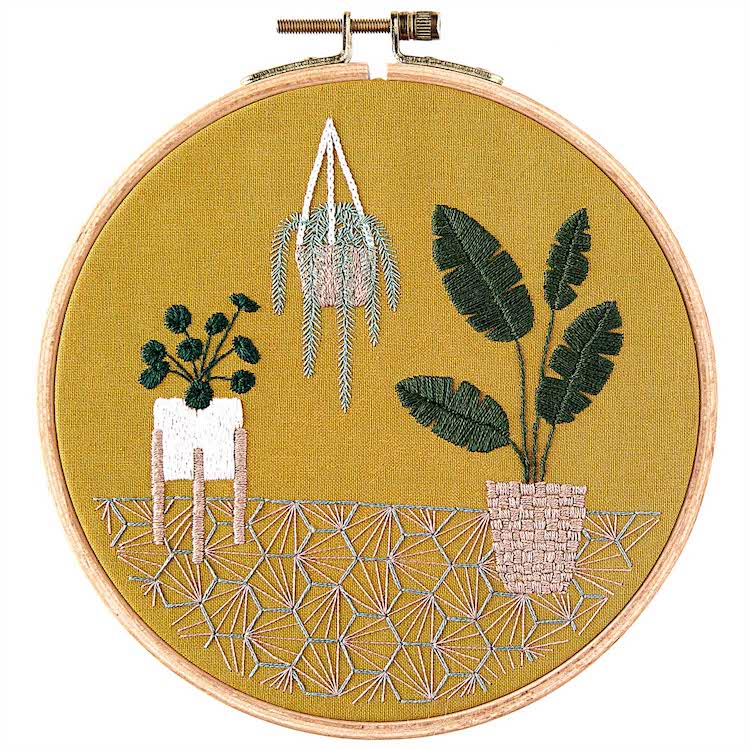 Embroidery Kit - Urban Jungle in Hoop by Rico Design