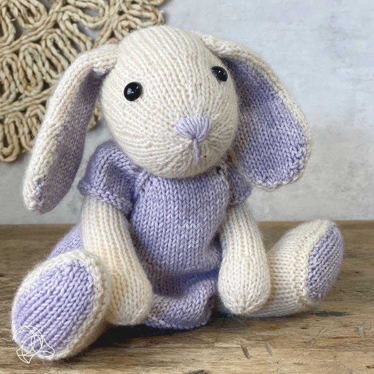Chloe Rabbit Knitting Kit by Hardicraft