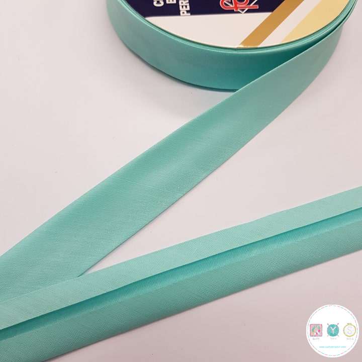 Bias Binding in Turquoise Col 324 - 25mm Wide by Fany