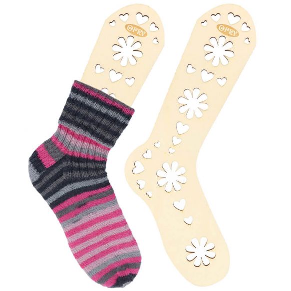Wooden Sock Blockers Pair Size M Natural - 2PCS