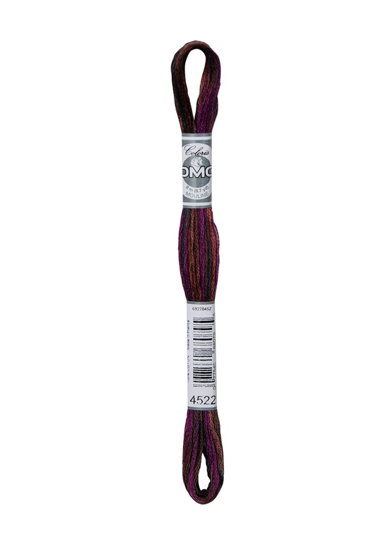 DMC Coloris Embroidery Thread - Purples and Browns Colour 4522