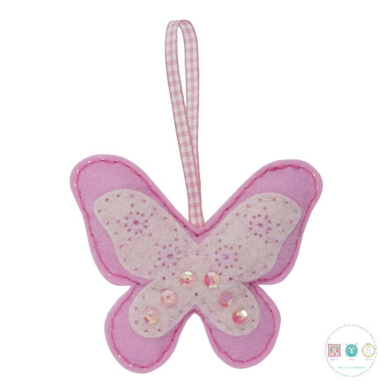 Gift Idea - Make Your Own Felt Butterfly Ornament by Trimits