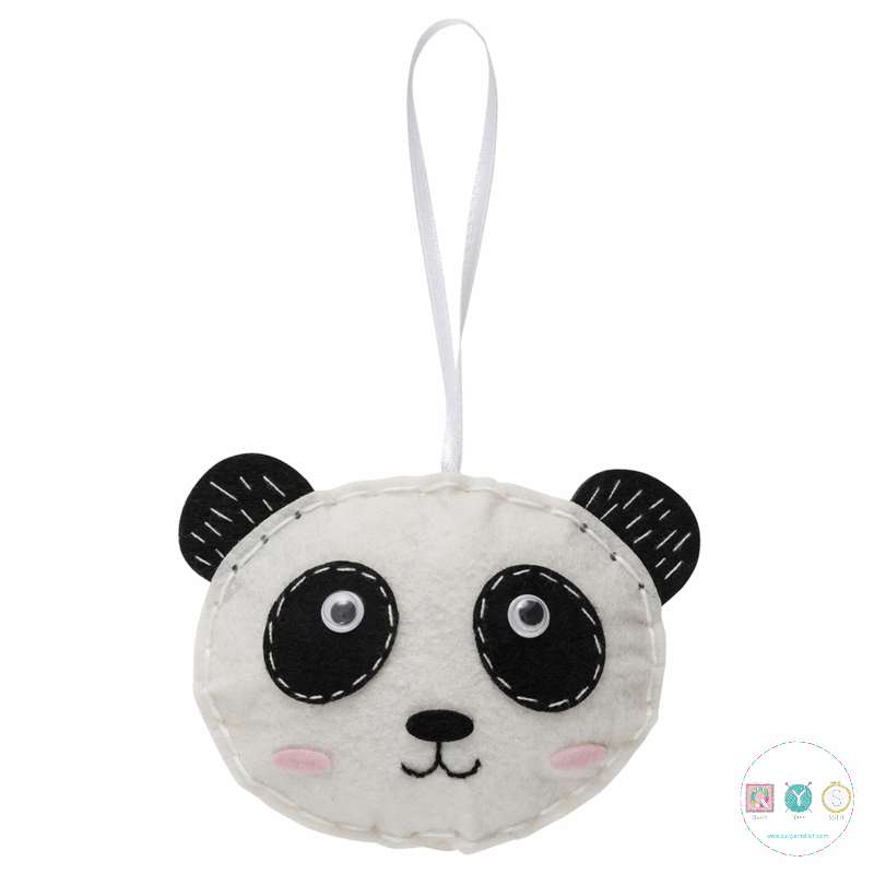 Gift Idea - Make Your Own Felt Panda Kit by Trimits 