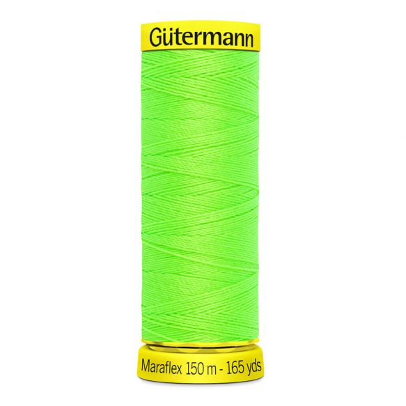 Gutermann Maraflex Thread - Neon Green Colour 3853