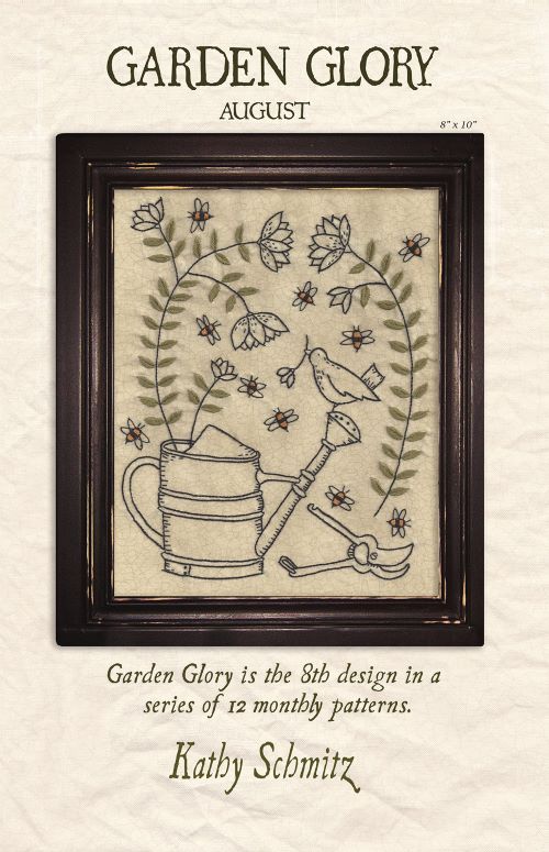 Garden Glory Embroidery Pattern