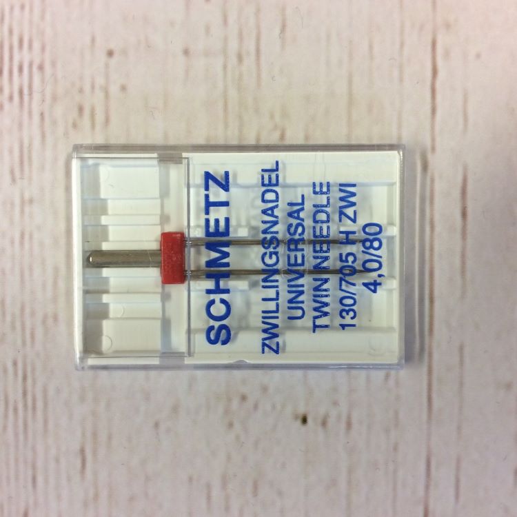 Schmetz Universal Twin Needle 4mm Uncarded