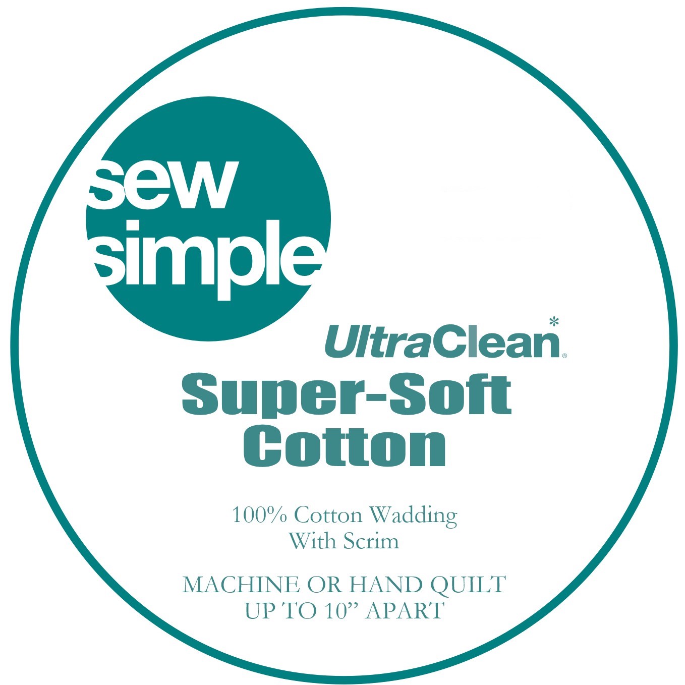 90" Wide Wadding - Super Soft Cotton by Sew Simple