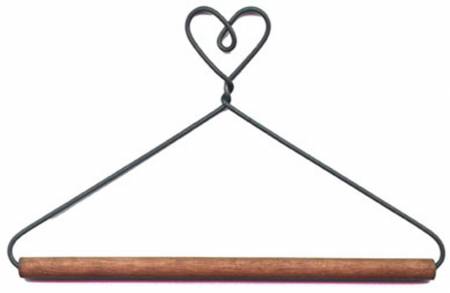 Hanger - 6 inch / 15 cm with Heart Shape