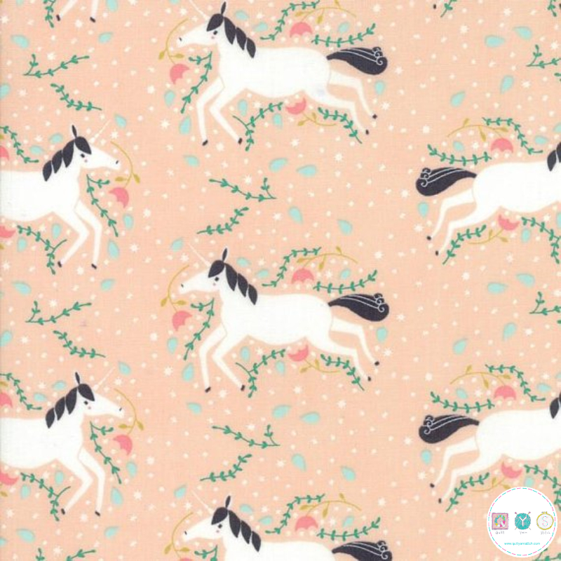 Quilt Backing Fabric 60" Wide -  Unicorns Galore from Enchanted by Gingiber for Moda 48251 14S