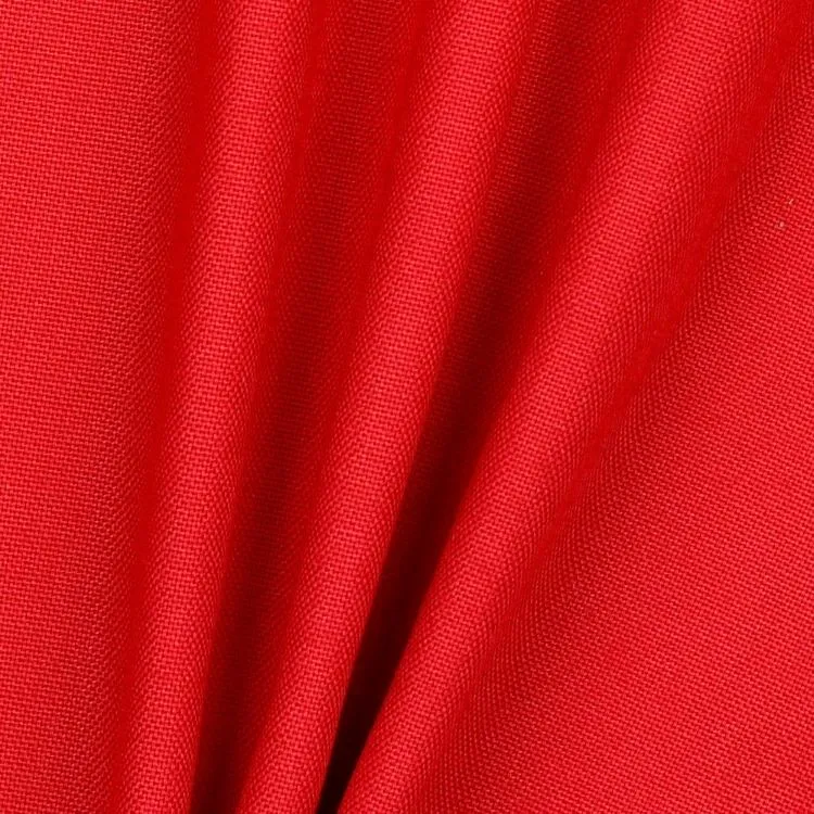 Cotton Canvas Fabric in Red