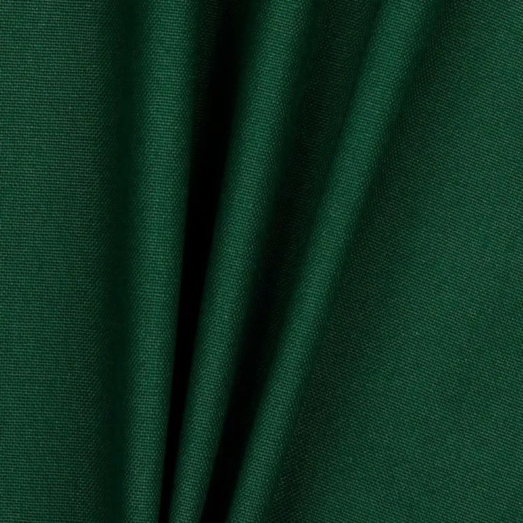 Cotton Canvas Fabric in Forest Green