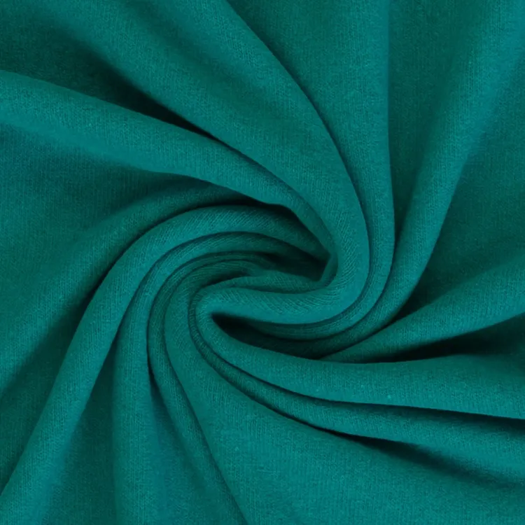 Knit Sweater Fabric in Jade Green 