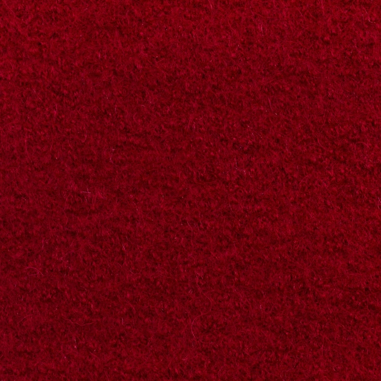 Merino Boiled Wool in Red