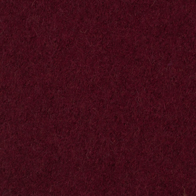 Merino Boiled Wool in Maroon