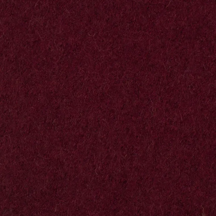 Merino Boiled Wool in Maroon