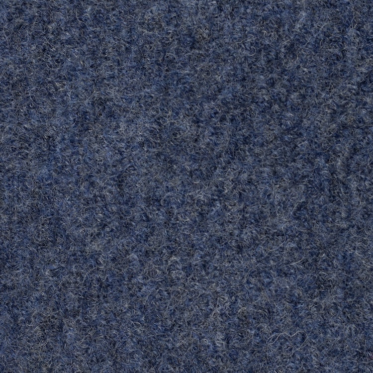 Merino Boiled Wool in Denim Blue