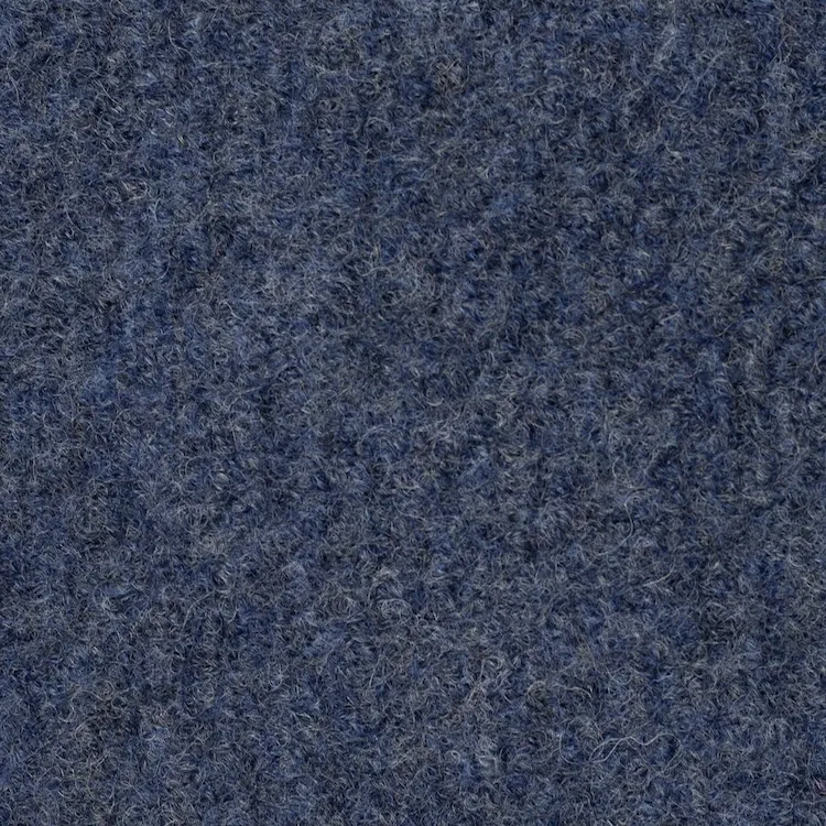 Merino Boiled Wool in Denim Blue