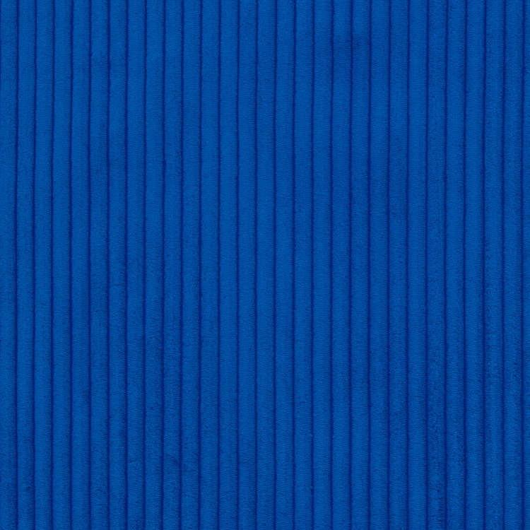 Jumbo Plush Corduroy Fabric in Bright Blue