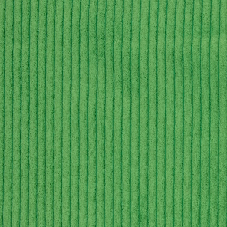 Jumbo Plush Corduroy Fabric in Bright Green