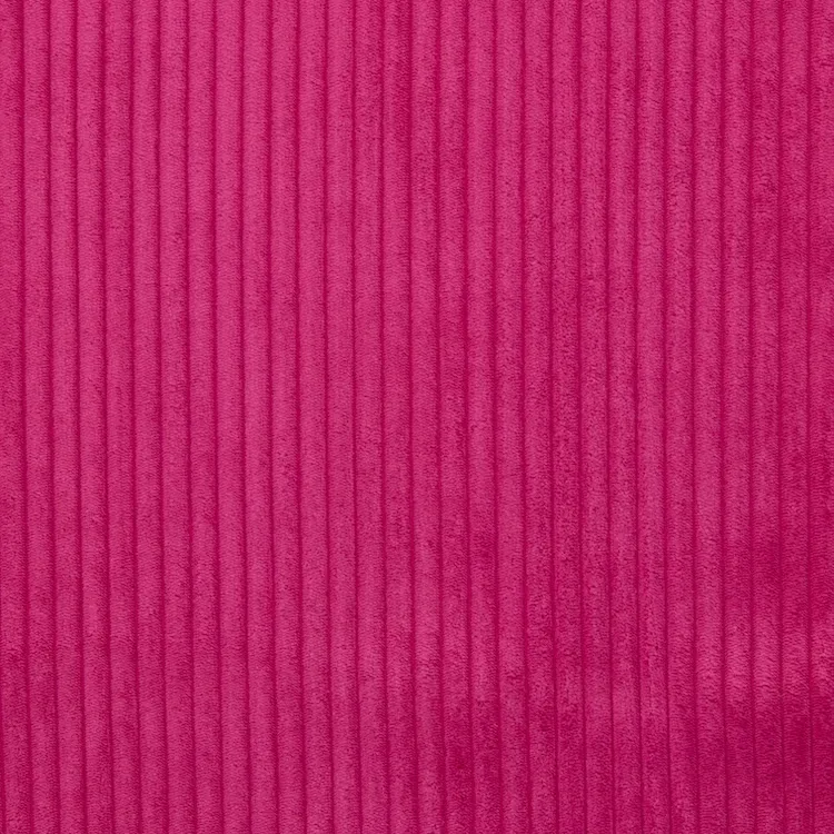 Jumbo Plush Corduroy Fabric in Cerise Pink