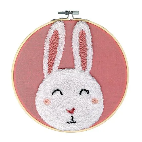 Punch Needle Kit with Cute Rabbit Design by Restyle