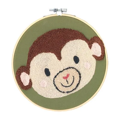 Punch Needle Kit with Cheeky Monkey Design by Restyle