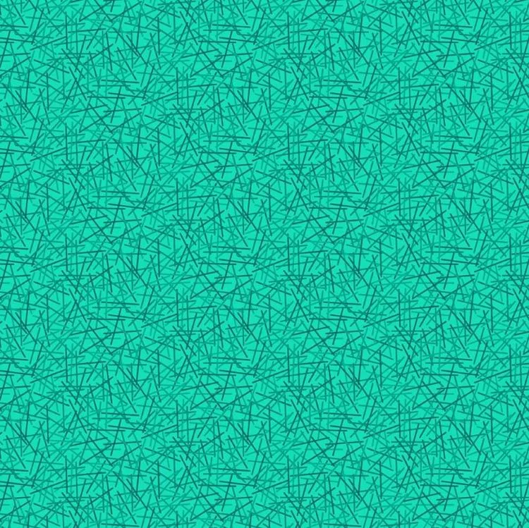 Quilting Fabric - Sticks in Aquamarine from Mixmasters Mashup by Patrick Lose for Northcott 10007-62