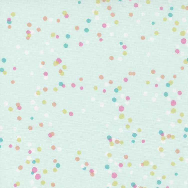 Quilting Fabric - Spots on MInt from Soiree by Mara Penny for Moda 13377 19