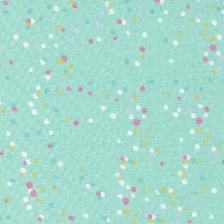 Quilting Fabric - Spots on Aqua from Soiree by Mara Penny for Moda 13377 20