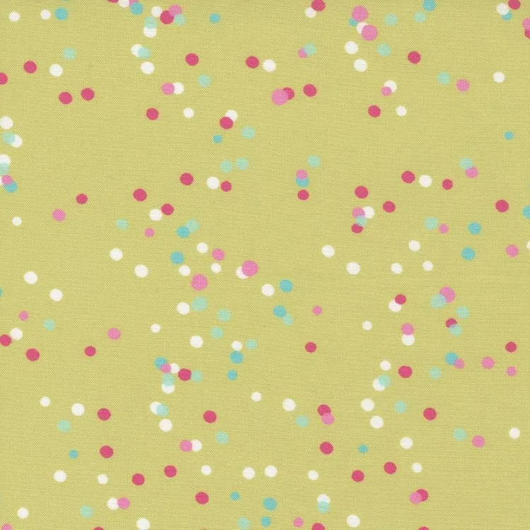 Quilting Fabric - Spots on Lime Green from Soiree by Mara Penny for Moda 13377 22