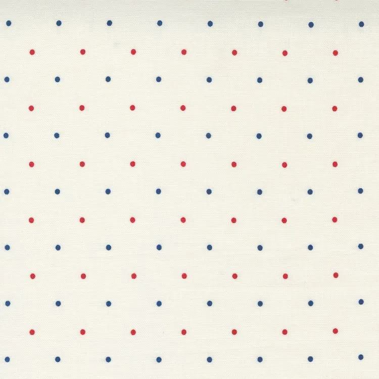 Quilting Fabric - Dots on Cream from Belle Isle by Minnick & Simpson for Moda 14927 11