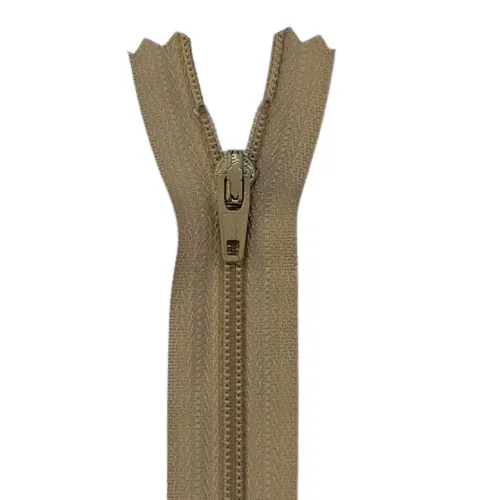 YKK Zip - 15cm Closed End Nylon - Beige 572