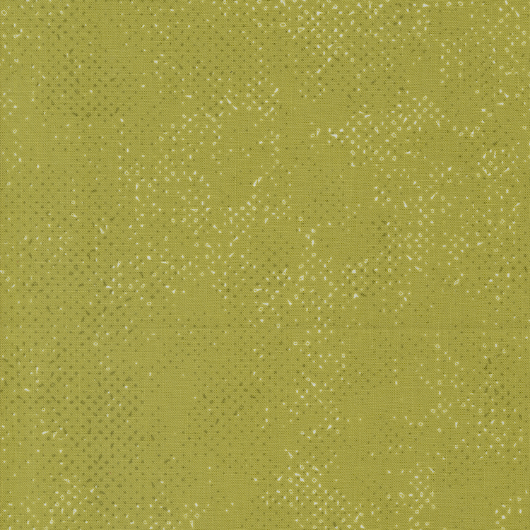 Quilting Fabric - Spotted in Zest Green from Flirtation by Zen Chic for Moda 1660-218