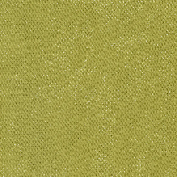 Quilting Fabric - Spotted in Zest Green from Flirtation by Zen Chic for Moda 1660-218