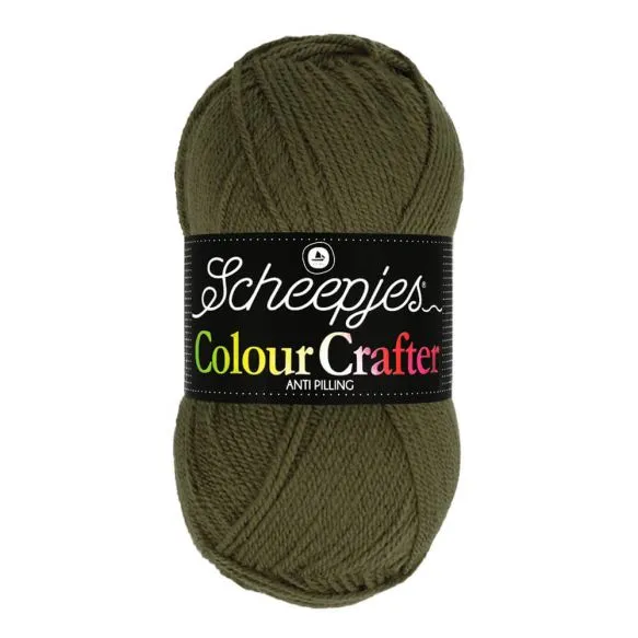 Yarn - Scheepjes Colour Crafter DK in Army Green 1027 - Arnherm