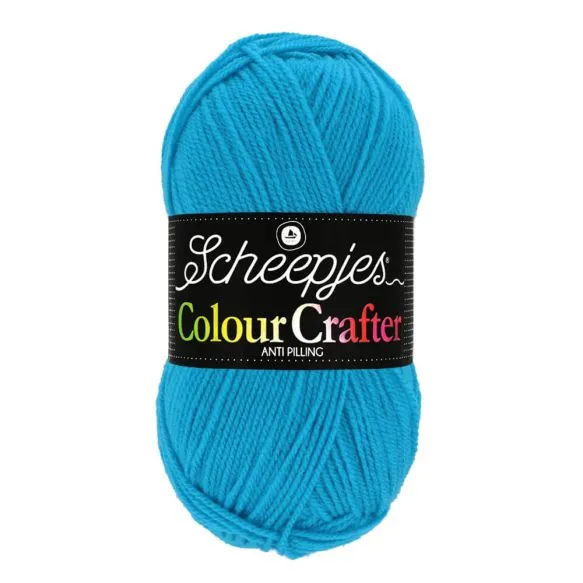 Yarn - Scheepjes Colour Crafter DK in Bright Blue 1068 - Den Helder