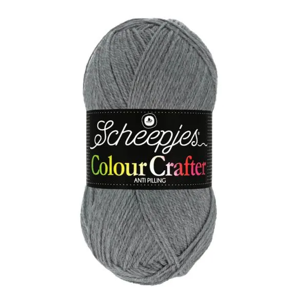 Yarn - Scheepjes Colour Crafter DK in Mid Grey 1099 - Wolvega