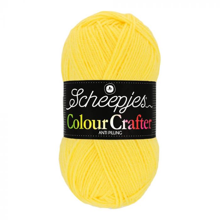 Yarn - Scheepjes Colour Crafter DK in Yellow 2004 - Brussel