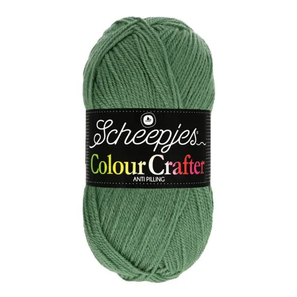 Yarn - Scheepjes Colour Crafter DK in Mid Green 1824 - Enschede