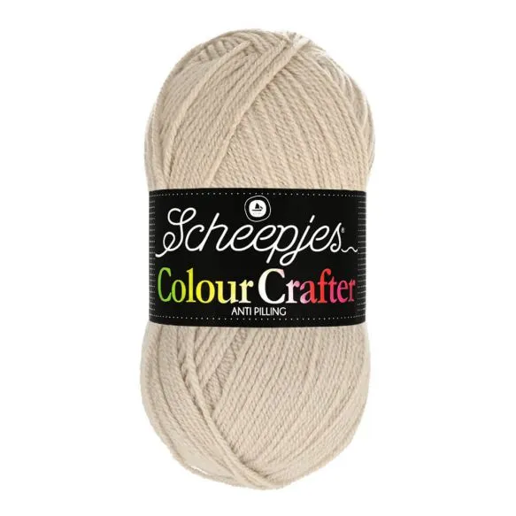 Yarn - Scheepjes Colour Crafter DK in Beige Oatmeal 2010 - Hasselt