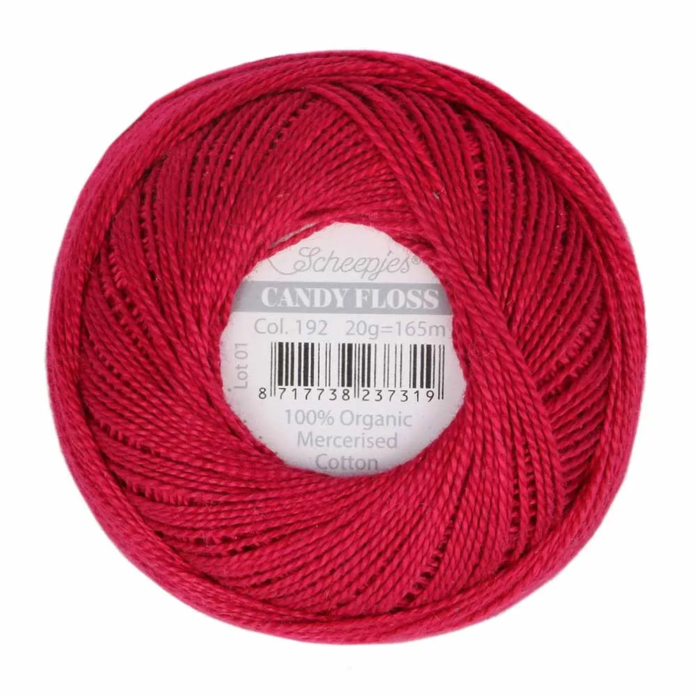 Perle 10 Embroidery Thread - Colour 192 Scarlet Red by Scheepjes