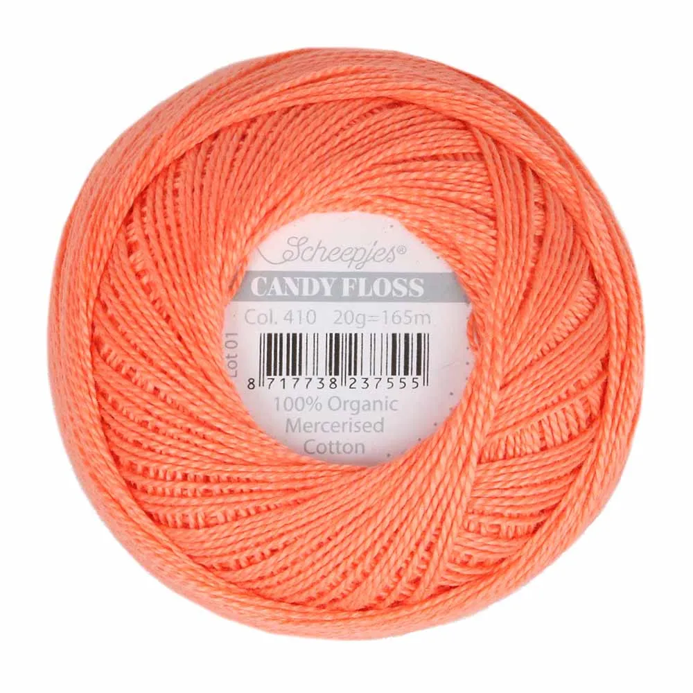 Perle 10 Embroidery Thread - Colour 410 Rich Coral by Scheepjes