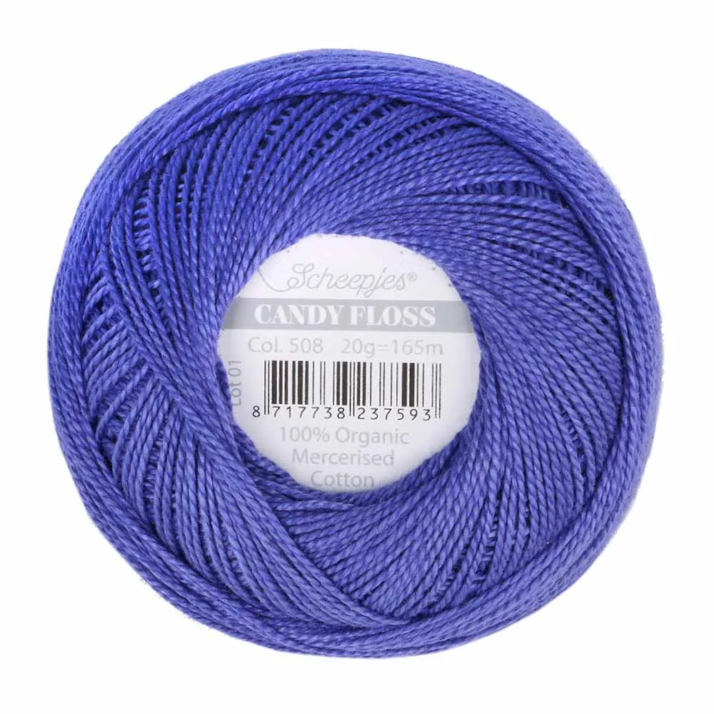 Perle 10 Embroidery Thread - Colour 508 Deep Amethyst by Scheepjes