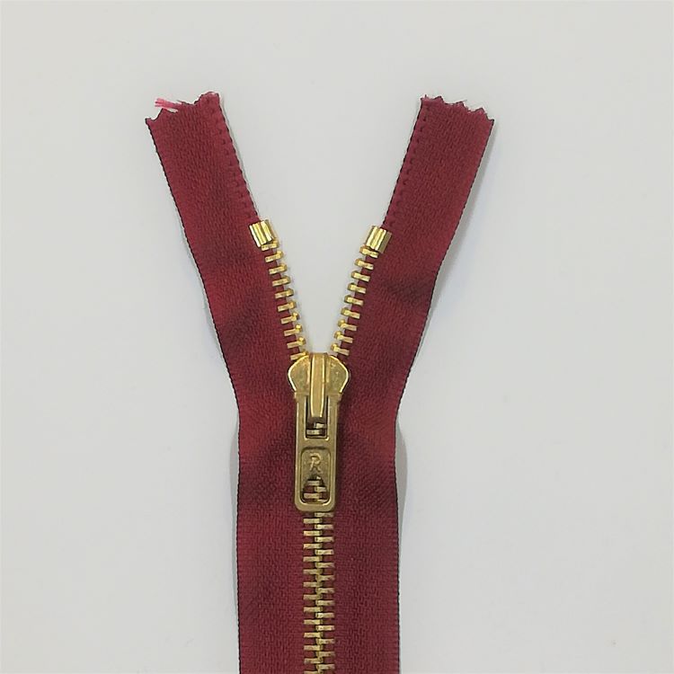 Zip - 18cm Jeans - Wine Red