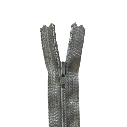 YKK Zip - 18cm Closed End Nylon - Grey 329