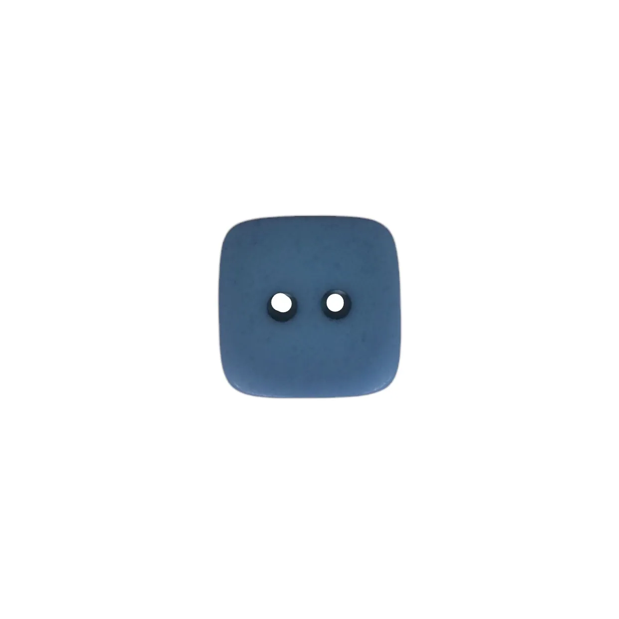 Buttons - 19mm Plastic Square in Blue