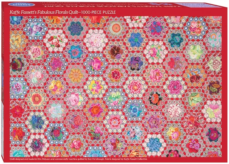 Fabulous Florals Quilt Jigsaw by Kaffe Fassett