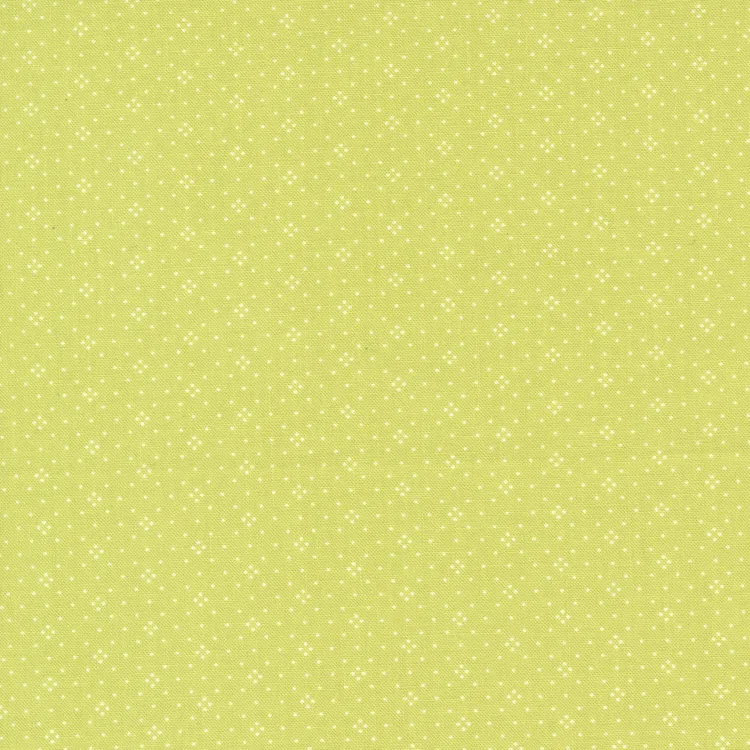 Quilting Fabric - Dotted Diamonds on Green from Portofino by Fig Tree & Co. for Moda 20488 82