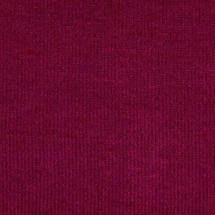 Yarn Dyed Knitted Fabric in Bordeaux Pink