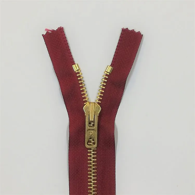 Zip - 20cm Jeans - Wine Red